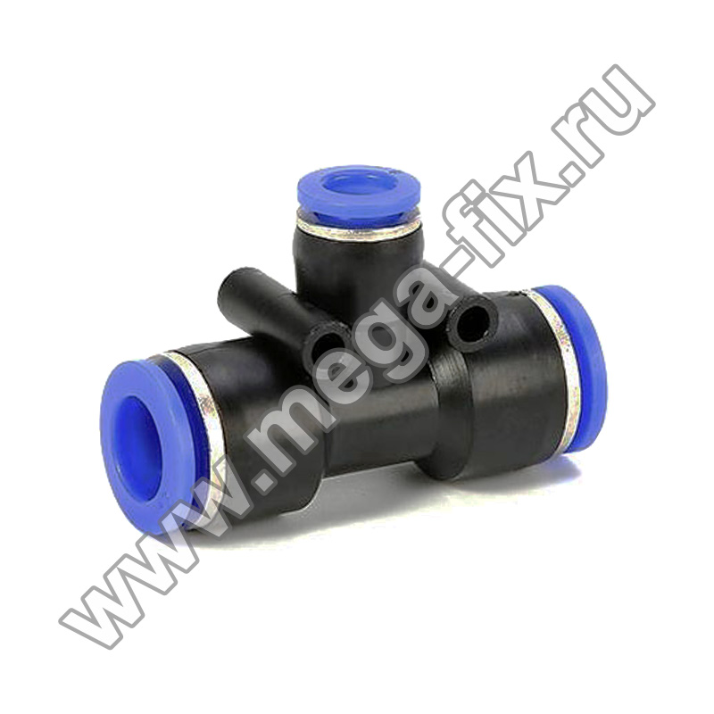 Фитинг пластиковый переходной Т-образный PGT 16-12-16